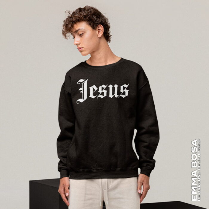 Sweatshirt Heren Jesus