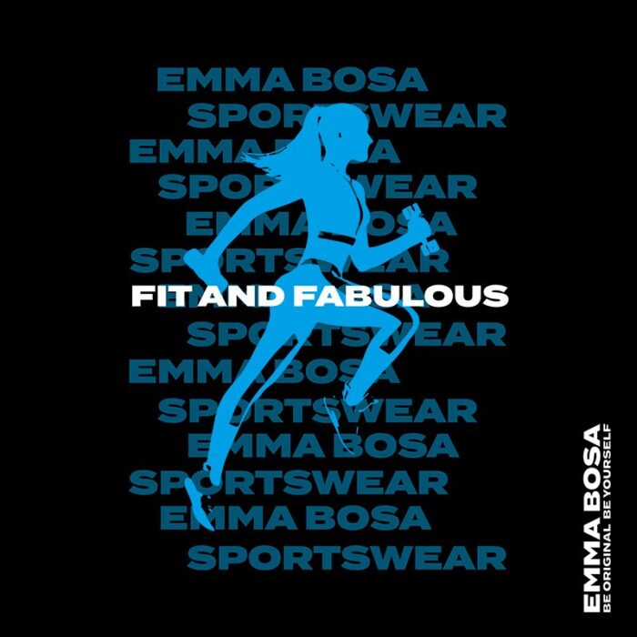 Sportswear Fit and Fabulous Blue Black