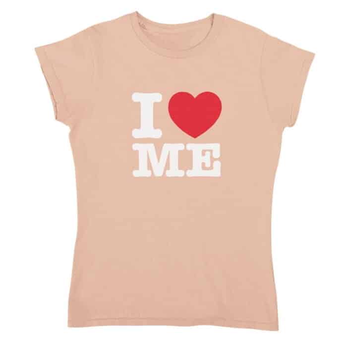 T-shirt Dames I Love Me