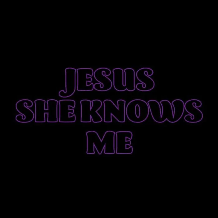 T-shirt Dames Jesus She Knows Me