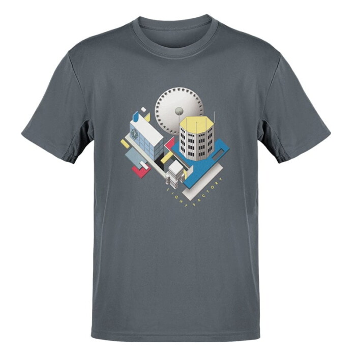 T-Shirt Heren Eindhoven de Stijl Lichtstadkunst