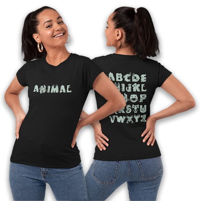 T-shirt Dames Animal