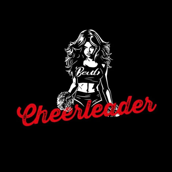 T-shirt Dames Cheerleader