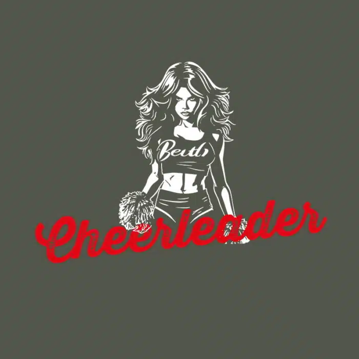 T-shirt Dames Cheerleader