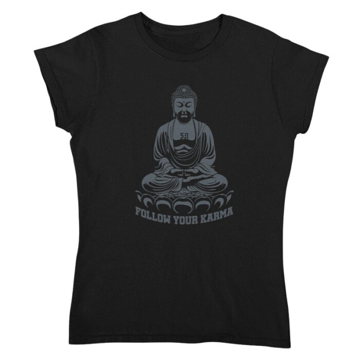 T-shirt Dames Follow Your Karma