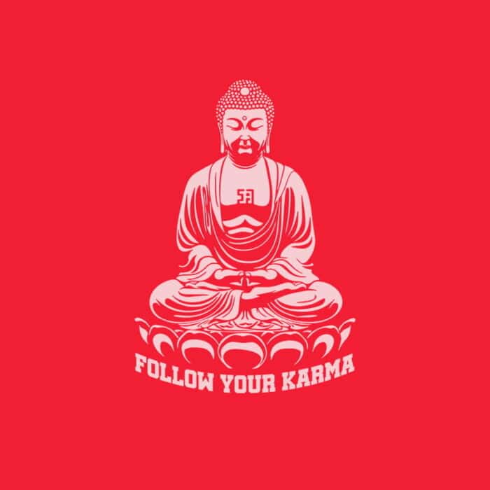 T-shirt Dames Follow Your Karma