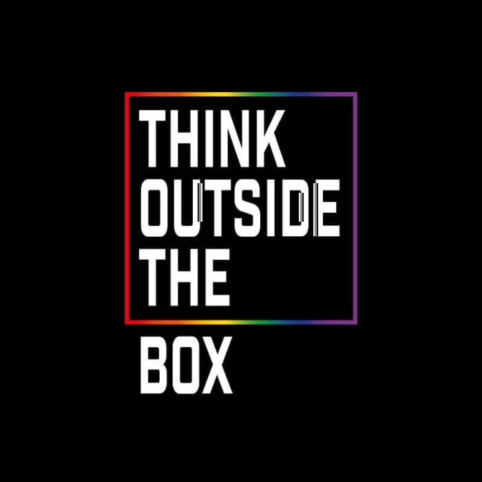 Think Outside The Box Rainbow