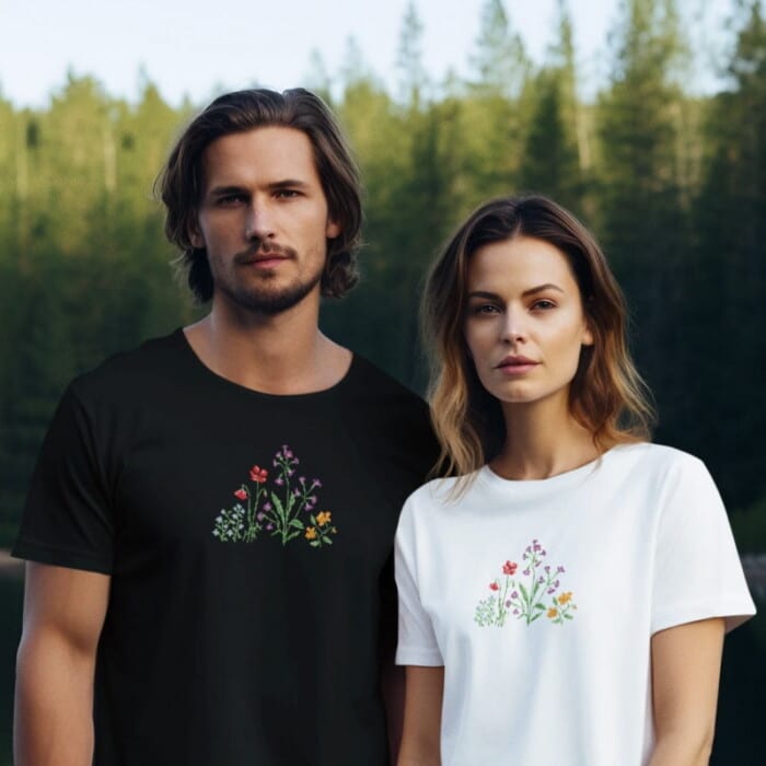 T-Shirt Floral Fancy By Yolande van den Boom