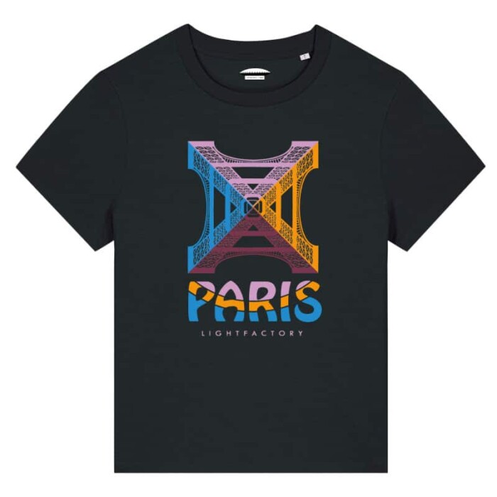 T-shirt Dames Paris Paris Lichtstadkunst