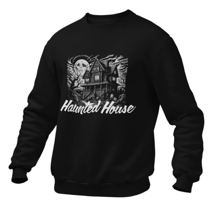 Sweatshirt Heren Haunted House