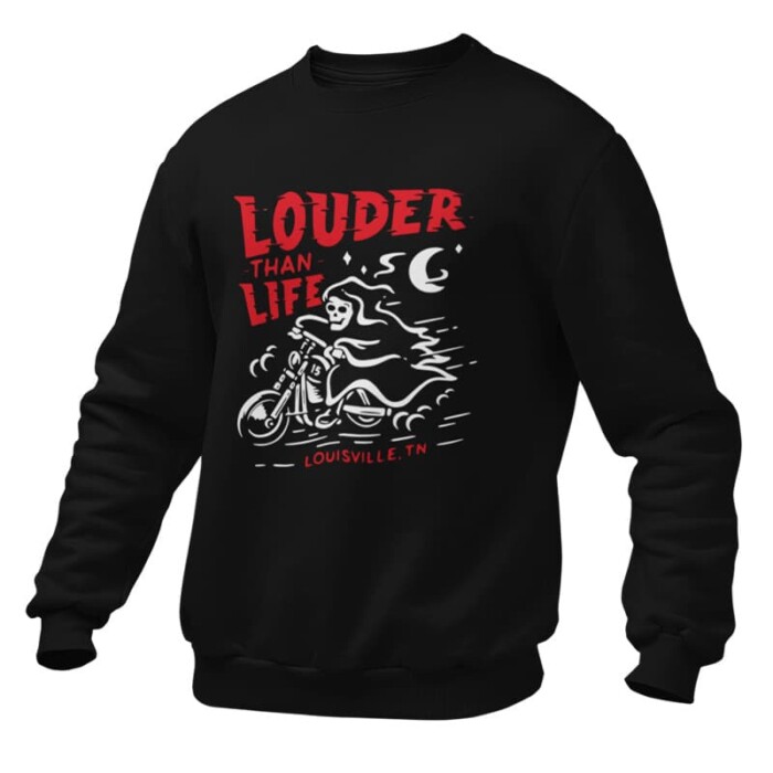 Sweatshirt Heren Louder than life