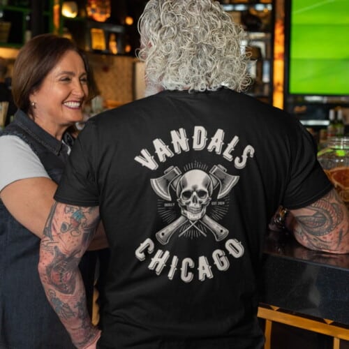 T-Shirt Vandals Chicago Bikeriders