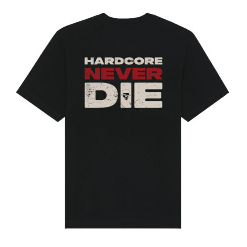 Oversized T-shirt Hardcore never die