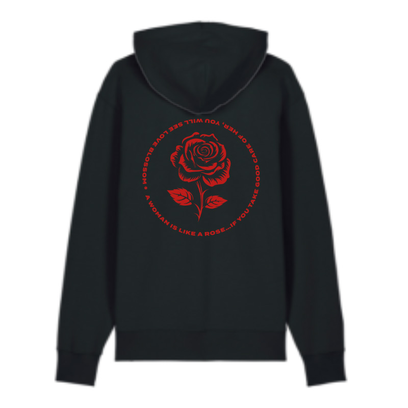 Hoodie Flower Like a Rose