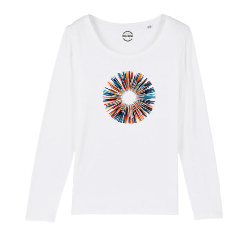 Longsleeve Dames Color Circle