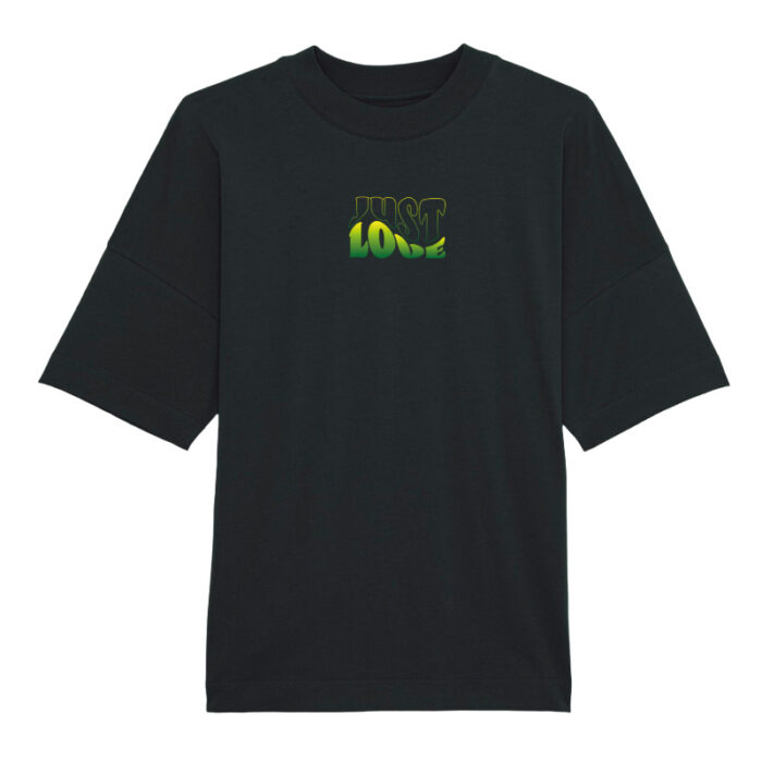 Oversized T-shirt No War Black-Green