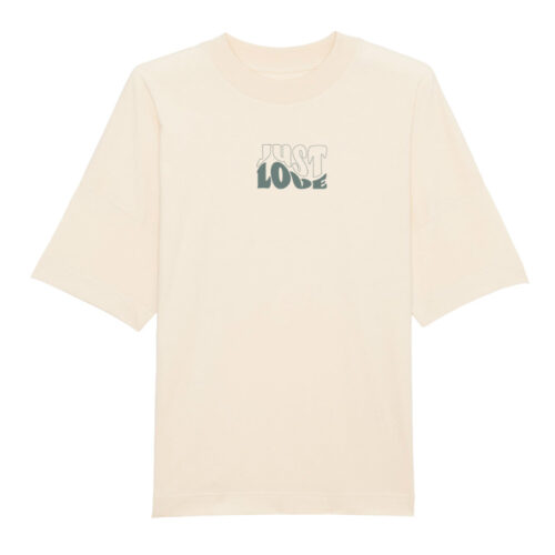 Oversized T-shirt No War Natural Raw