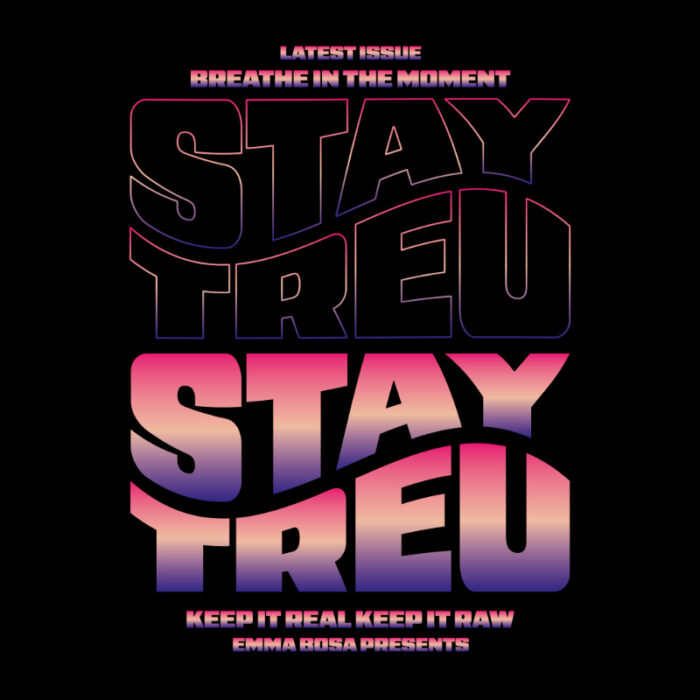 Stay Treu Black-Pink