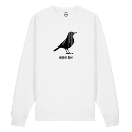 Sweatshirt Dripping bird by Hans de Jonghe