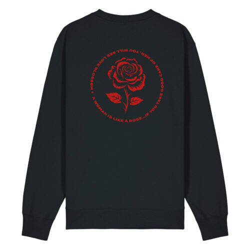 Sweatshirt Flower Like a Rose