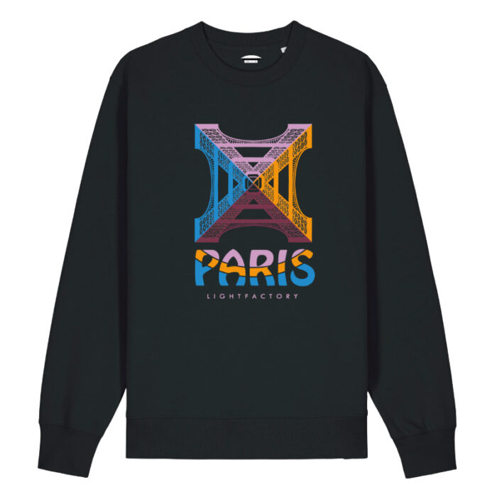 Sweatshirt Paris Paris Lichtstadkunst