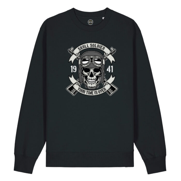 Sweatshirt Skull Soldier Vintage