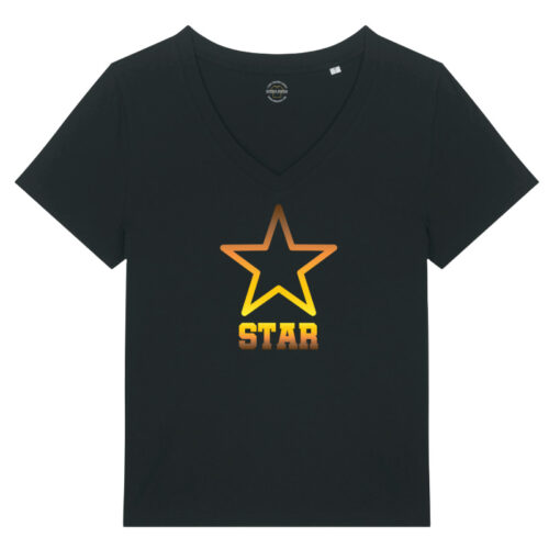 T-Shirt V-Hals Wishing on a Star