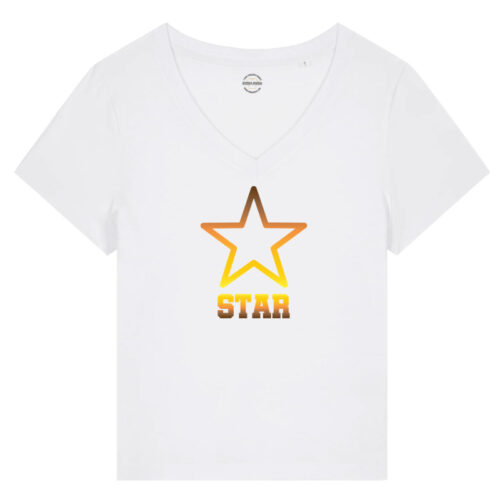 T-Shirt V-Hals Wishing on a Star