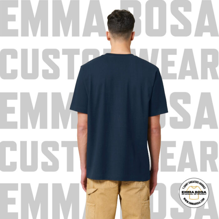 Oversized T-Shirt Eigen Ontwerp French Navy