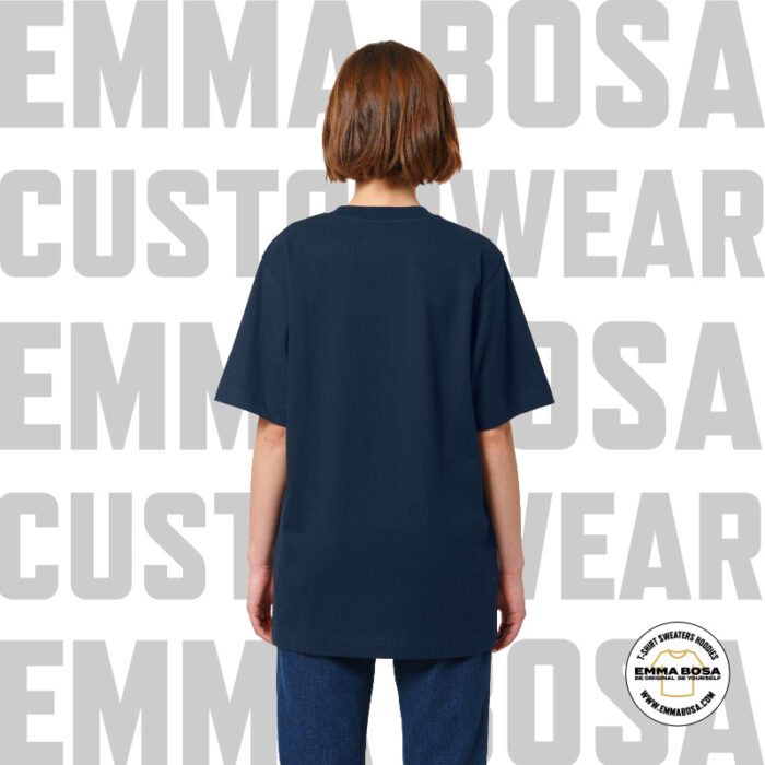 Oversized T-Shirt Eigen Ontwerp French Navy