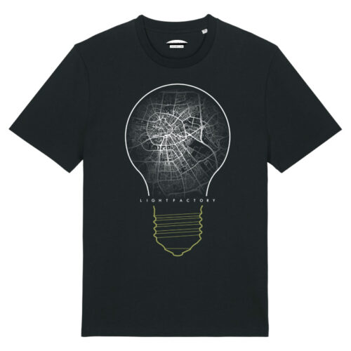 T-Shirt Heren Eindhoven Maps Lichtstadkunst