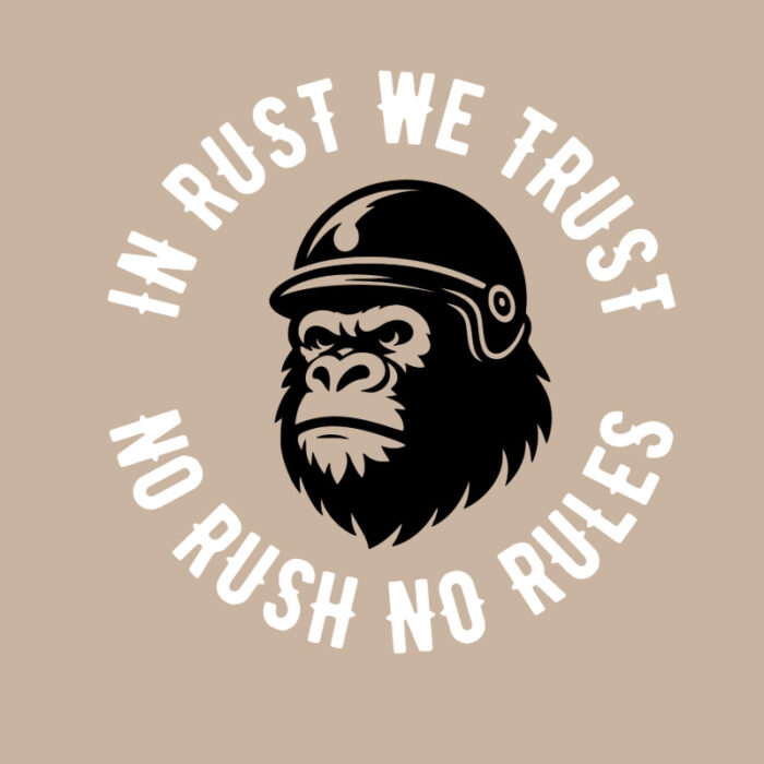 T-Shirt No rush no rules